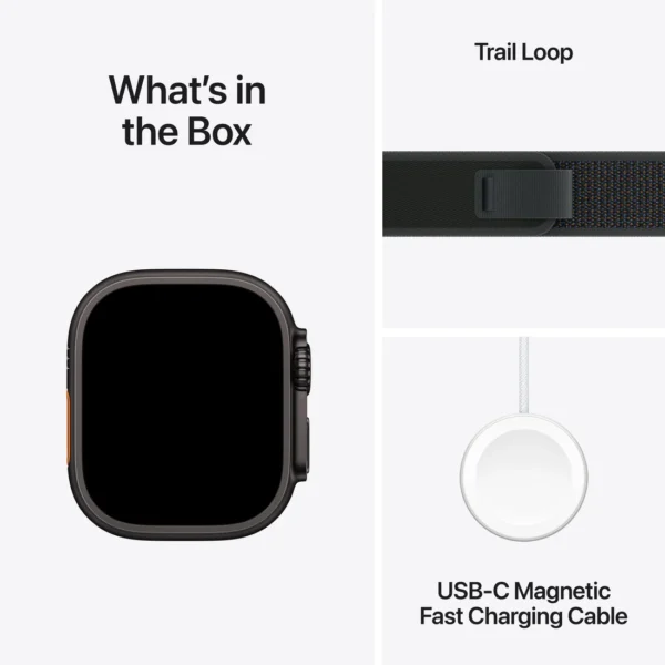 APPLE Watch Ultra 2 Trail Loop 49mm Black Titanium - Slika 2